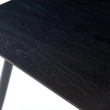 Dining Table, Black MDF Top, Metal Legs, 47.25 in, Seats 4