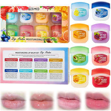 Lip Balm Set, 8 Pack Fruit Scented Moisturizing Balm, 7g, Daily Care