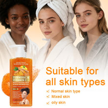 Turmeric Vitamin C Shower Gel, Exfoliating Scrub, 500 mL