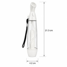 Portable Fine Mist Spray Bottle, Manual Pump Facial Mister with Refillable Water Tank, Wrist Strap, Compact Travel Mist Sprayer for Face, Hair, Office, Outdoor Cooling, White