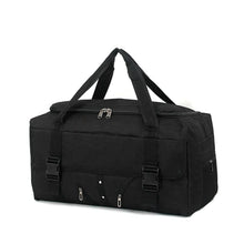 Large Travel Duffel Backpack Bag, 67 cm Black Convertible Weekender Luggage with Top Handles, Multiple Pockets, Side Zipper Storage for Gym, Road Trips, Camping and Overnight Travel