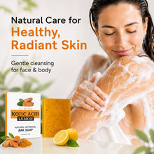 Lemon Turmeric Soap Bar, 100g, Face and Body Cleansing