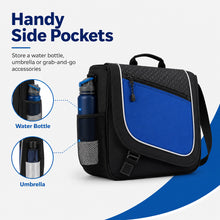 Shoulder Bag, 15.6-Inch Laptop Shoulder Bag, Blue Black, Work School