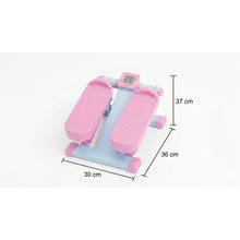 Mini Stepper with Bands, LCD, Pink Home Fitness Machine