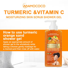 Turmeric Vitamin C Shower Gel, Exfoliating Scrub, 500 mL
