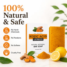 Lemon Turmeric Soap Bar, 100g, Face and Body Cleansing