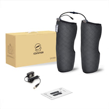 Knee Massager with Heat and Vibration, Electric Heated Knee Wraps Pair, 5 Modes, 2 Heat Levels, Adjustable Velcro Fit, 16 in Quilted Leg Wrap for Home Relaxation and Daily Comfort