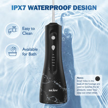 Water Flosser, 5 Modes, 300 mL Cordless Oral Irrigator, Travel