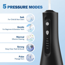 Water Flosser, 5 Modes, 300 mL Cordless Oral Irrigator, Travel
