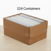 18 oz Clear Hinged Clamshell Food Containers (324 Pack) – Disposable PET Plastic Take-Out Boxes for Sandwiches, Salads, Fruits & Pastries | Stackable, Recyclable & Vented Design