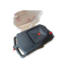 Waste Oil Drain Pan Container with Sealed Caps and Carrying Handles