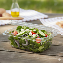 18 oz Clear Hinged Clamshell Food Containers (324 Pack) – Disposable PET Plastic Take-Out Boxes for Sandwiches, Salads, Fruits & Pastries | Stackable, Recyclable & Vented Design