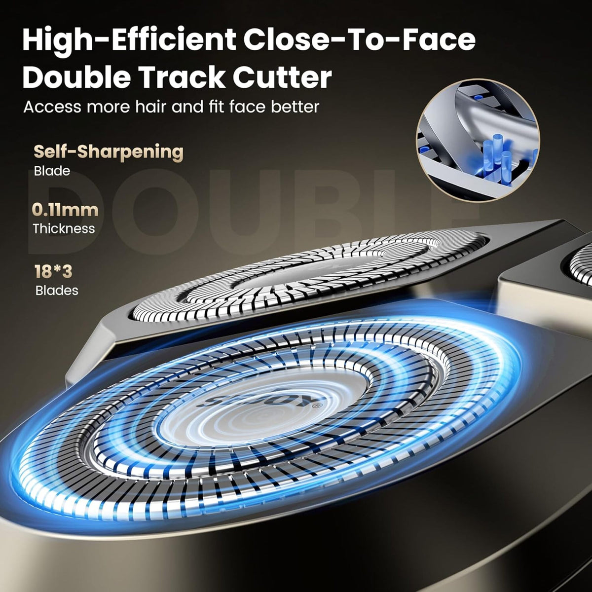 Electric Shaver 5-in-1 Grooming Kit for Men – Rechargeable Rotary Razo ...