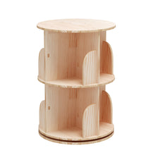 360° Rotating Stackable Storage Shelves & Bookshelf Organizer