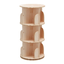 360° Rotating Stackable Storage Shelves & Bookshelf Organizer