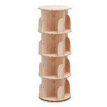 360° Rotating Stackable Storage Shelves & Bookshelf Organizer