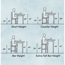 2-Piece Modern Round Counter Stools – 25” Height with Gold Footrest, Upholstered Leaf Pattern Seat, Black Metal Legs – Bar Stools for Kitchen Island, Dining Room, or Home Bar