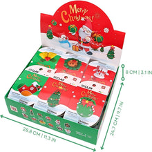 Christmas Air Dry Clay Kit for Kids – 12 Packs Christmas Crafts Set with Modelling Tools, DIY Creative Clay Toys for Christmas Tree, Santa, Reindeer, Snowman – Perfect Holiday Gift for Boys & Girls Age 5+