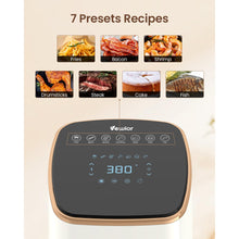 5.3 Qt Air Fryer with Viewing Window, 7 Presets, 1350W, White - image 5