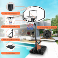 Portable Poolside Basketball Hoop with 36" Backboard, Height Adjustable 3.1–4.7 ft Basketball Goal with Wheeled Base for Pool, Backyard, Indoor & Outdoor Play