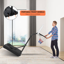 Portable Poolside Basketball Hoop with 36" Backboard, Height Adjustable 3.1–4.7 ft Basketball Goal with Wheeled Base for Pool, Backyard, Indoor & Outdoor Play
