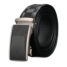 Men's Ratchet Dress Belt - Top Grain Leather Automatic Buckle