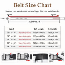 Men's Ratchet Dress Belt - Top Grain Leather Automatic Buckle