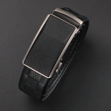 Men's Ratchet Dress Belt - Top Grain Leather Automatic Buckle