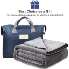 12 lb Weighted Blanket – Dual-Sided Cooling TENCEL & Warm Plush, Premium Glass Beads, Reversible 7-Layer All-Season Blanket with Gift Bag, 48x72 Twin Size