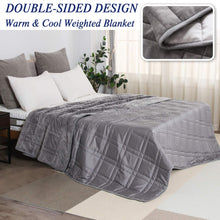 12 lb Weighted Blanket – Dual-Sided Cooling TENCEL & Warm Plush, Premium Glass Beads, Reversible 7-Layer All-Season Blanket with Gift Bag, 48x72 Twin Size