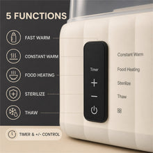 Double Bottle Warmer with 5 Modes and Timer, White - image 5