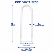 U-Bend LED T8 Bulbs, 2-Pack, 15.5W, 4100K, 2200 Lumens - image 4