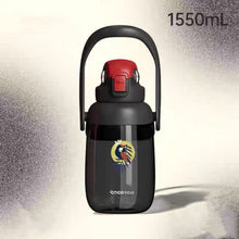 1550ml Large Water Bottle with Straw & Handle – Leak-Proof, BPA-Free Tritan Sports Jug for Gym, Outdoor, and Daily Hydration – Available in Black &