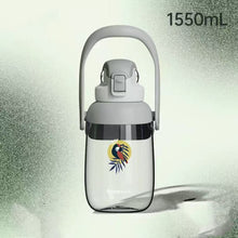 1550ml Large Water Bottle with Straw & Handle – Leak-Proof, BPA-Free Tritan Sports Jug for Gym, Outdoor, and Daily Hydration – Available in Black &