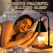 Candle Warmer Lamp with Timer, Dimmer and Adjustable Height, Black - image 4