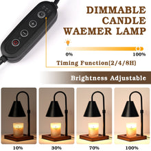 Candle Warmer Lamp with Timer, Dimmer and Adjustable Height, Black - image 7