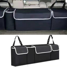Foldable Car Trunk Organizer, 4 Compartments, 90 cm, Black - image 5