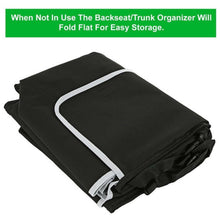 Foldable Car Trunk Organizer, 4 Compartments, 90 cm, Black - image 7