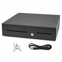 Cash Drawer for POS System, 5 Bill/5 Coin, RJ11-Style, Black - image 1