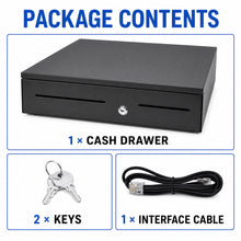 Cash Drawer for POS System, 5 Bill/5 Coin, RJ11-Style, Black - image 4