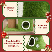Christmas Cat Tree, 144 cm Tower with 3 Condos and Scratching Posts - image 3