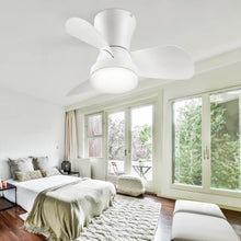 22" Low-Profile Ceiling Fan with LED Light – Quiet DC Motor, Remote Control