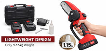21V Cordless Mini Chainsaw One-Handed Lightweight Pruning Saw Tool-Free Chain Tension 6-Inch Cutting Tree Trimming, Garden & Yard Cutting - image 3
