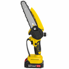 21V Cordless Mini Chainsaw One-Handed Lightweight Pruning Saw Tool-Free Chain Tension 6-Inch Cutting Tree Trimming, Garden & Yard Cutting - image 2