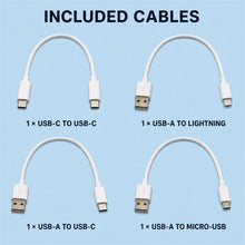 4-Port USB Charging Station with 20W USB-C PD and 4 Cables - image 7