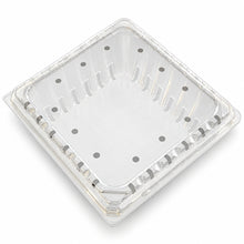 32 oz Vented Blueberry Clamshell, Clear APET Produce Container - image 1