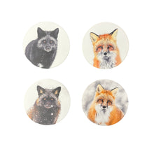 Animal Print Drink Coasters Set of 4 – Absorbent Cork, Heat & Moisture Resistant