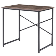 31.5" Small Home Office Desk, 80 x 60 cm Compact Computer Desk with Metal Frame for Small Spaces, Office - SHINIER-1VG-SX