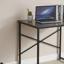 31.5" Small Home Office Desk, 80 x 60 cm Compact Computer Desk with Metal Frame for Small Spaces, Office - SHINIER-1VG-SX