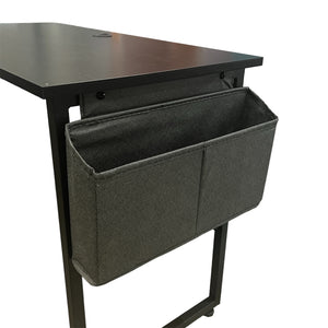 Computer Desk, 100 x 50cm Modern Style Study Desk with Side Storage Bag for Home, Office
